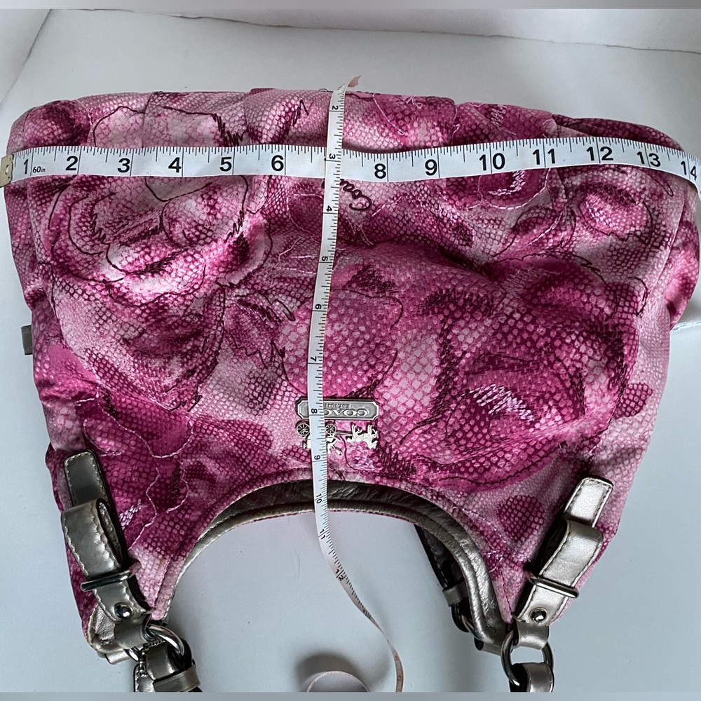 Coach Maggie Madison Floral Shoulder Bag Hobo Limited Edition 19642 - Picture 11 of 14
